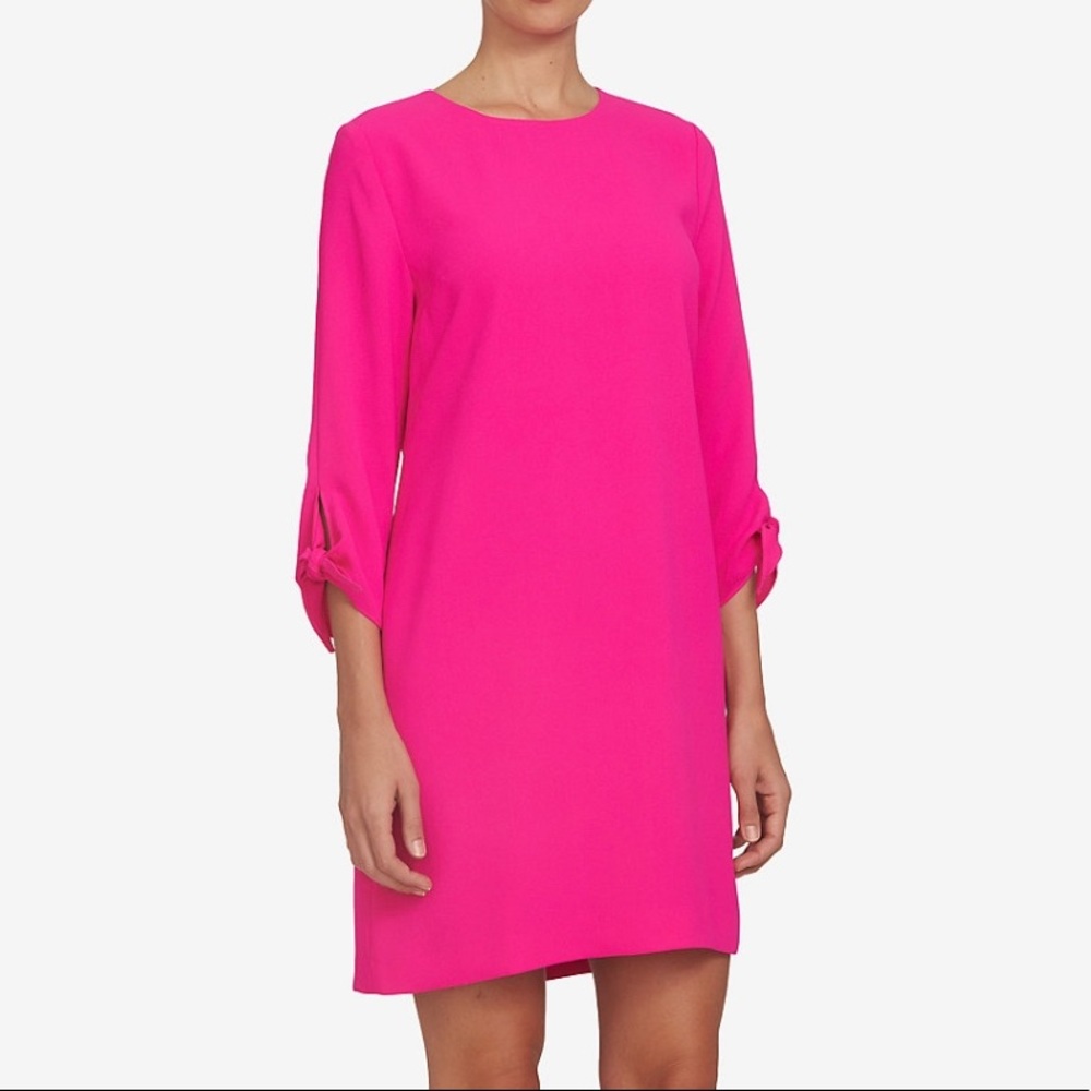 CeCe Tie Sleeve Shift Dress